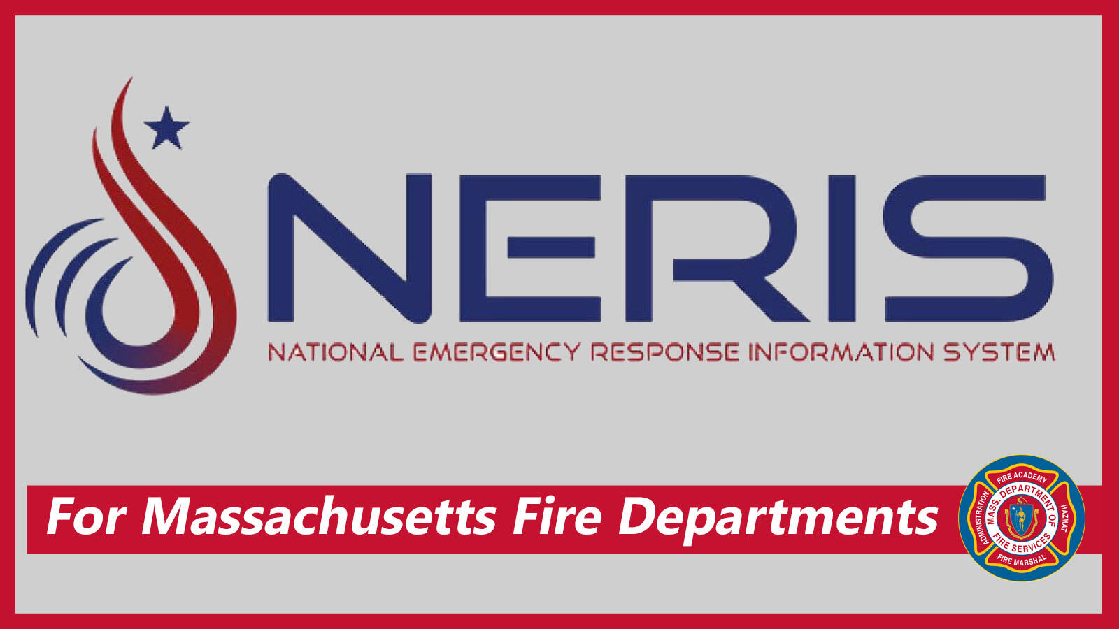 NERIS for Massachusetts fire departments