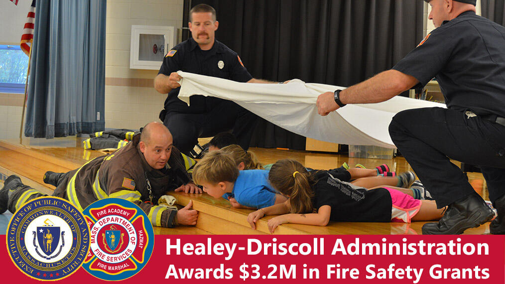 Healey-Driscoll Administration awards $3.2M in fire safety grants