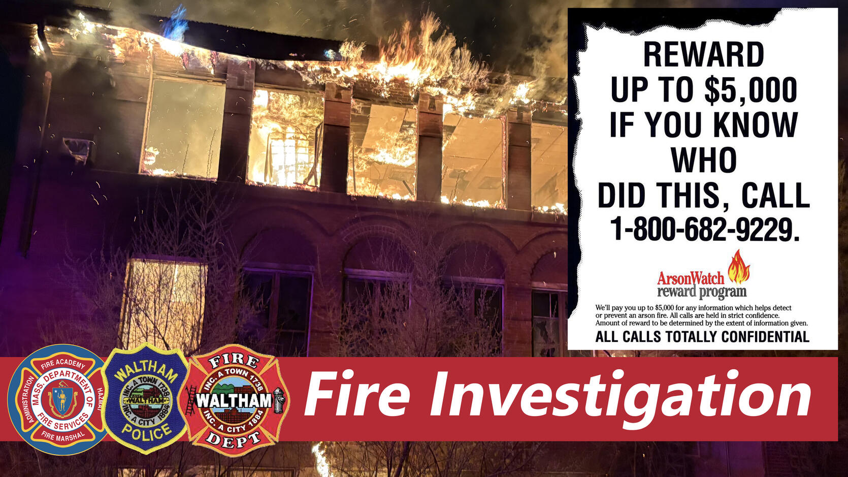 Waltham fire investigation