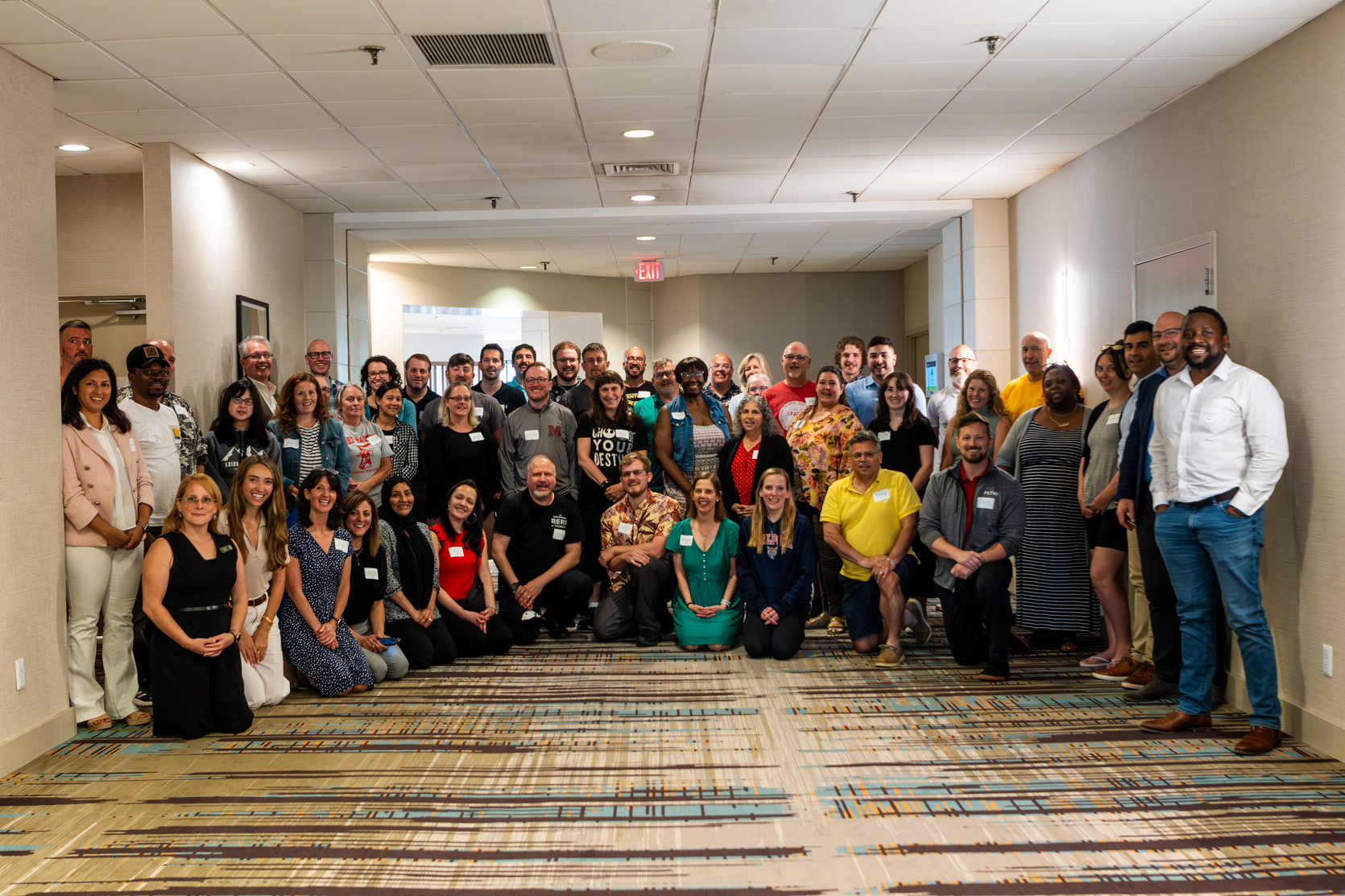 Educators at the professional development kickoff at the Massachusetts Technology Collaborative Campus in Westborough
