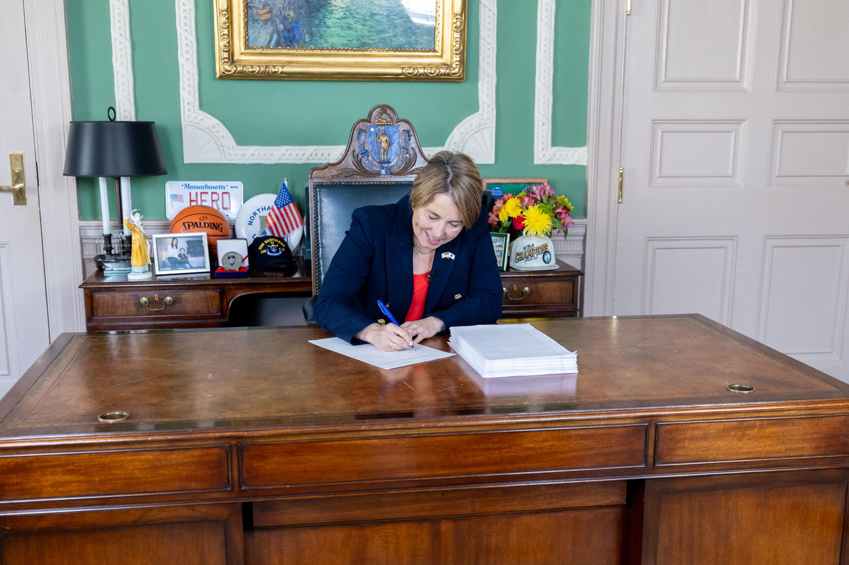 Governor Healey signs budget