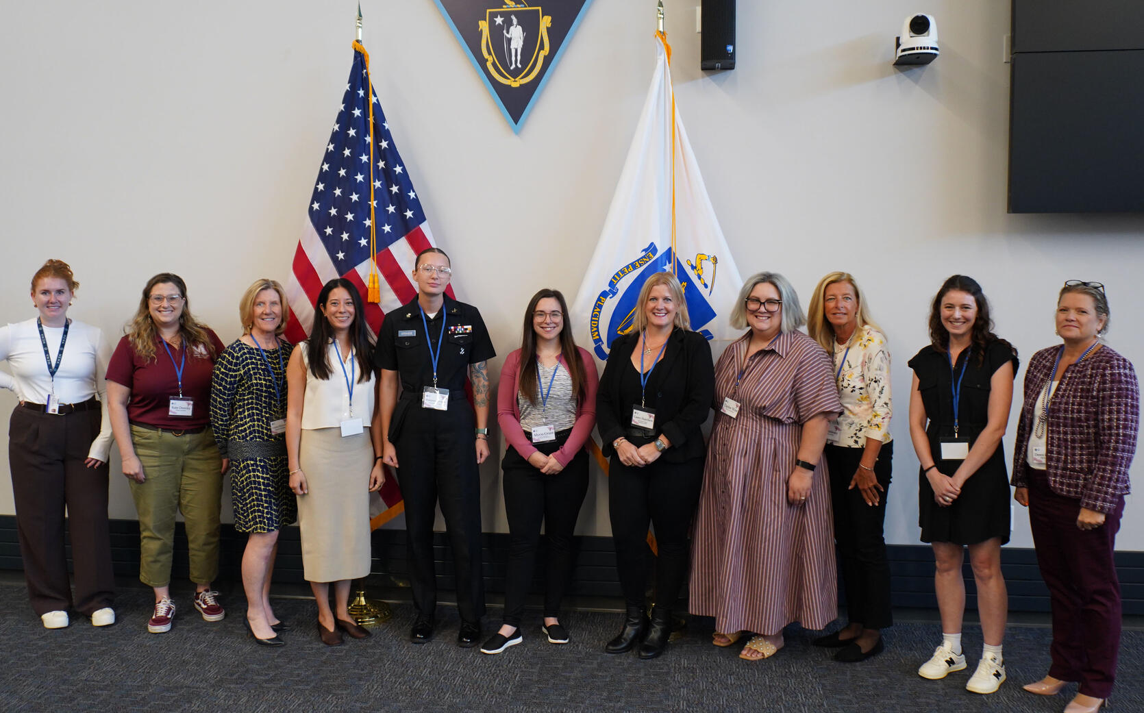 The executive steering committee for Massachusetts Women in Emergency Management