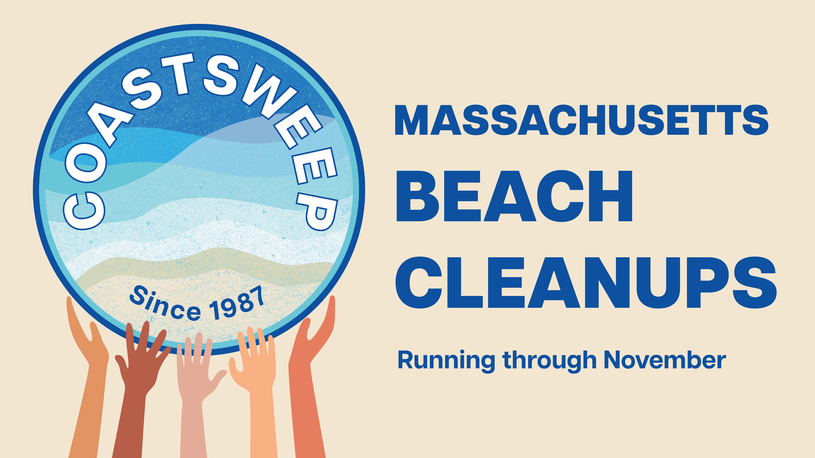 COASTSWEEP - Massachusetts Beach Cleanups through November