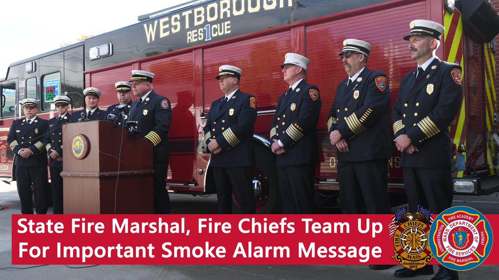 State Fire Marshal, Fire Chiefs Team Up for Important Smoke Alarm Message