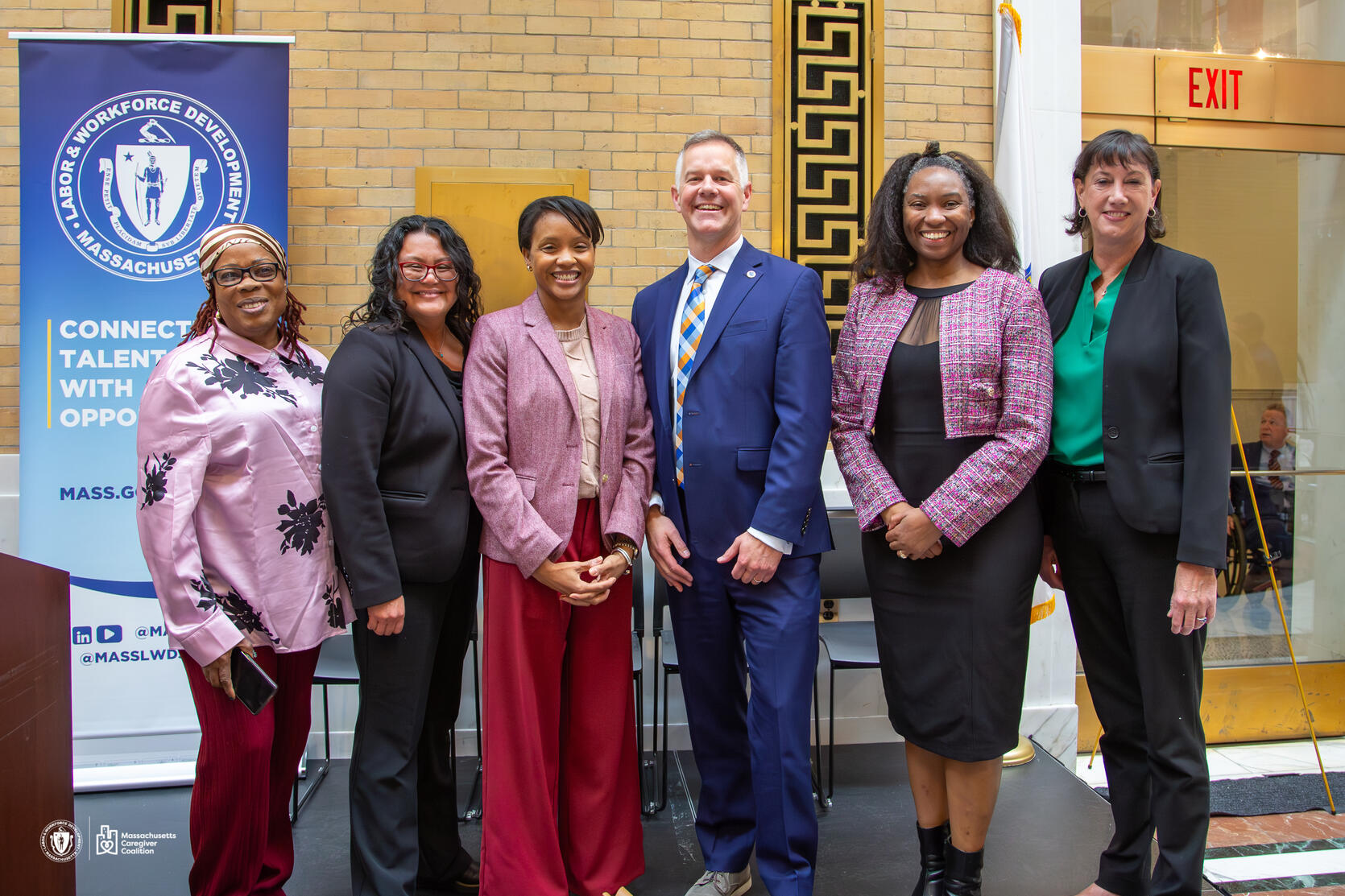 A group picture from the Caregiver Coalition Champion Awards
