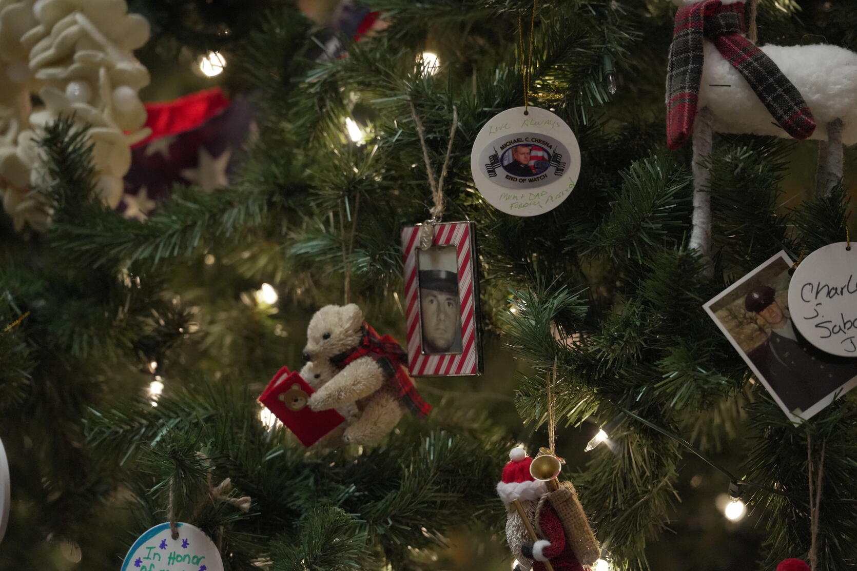 Gold Star Family Christmas Tree