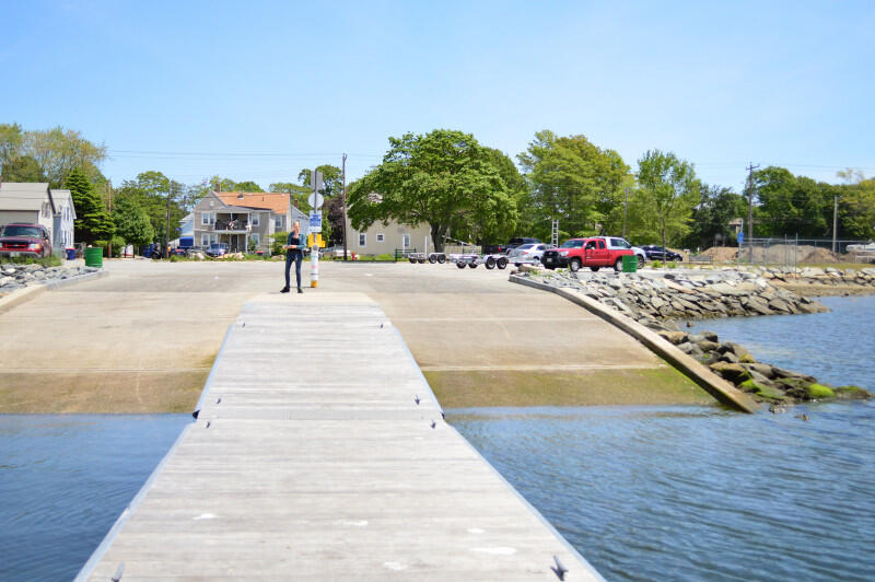 Pease Park boat ramp in Fairhaven, Massachusetts