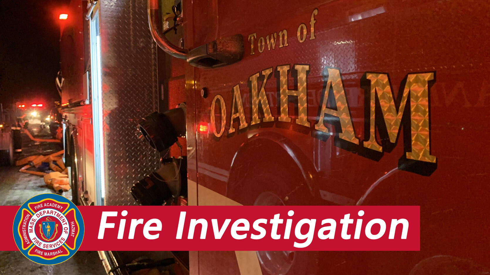 Oakham fire investigation