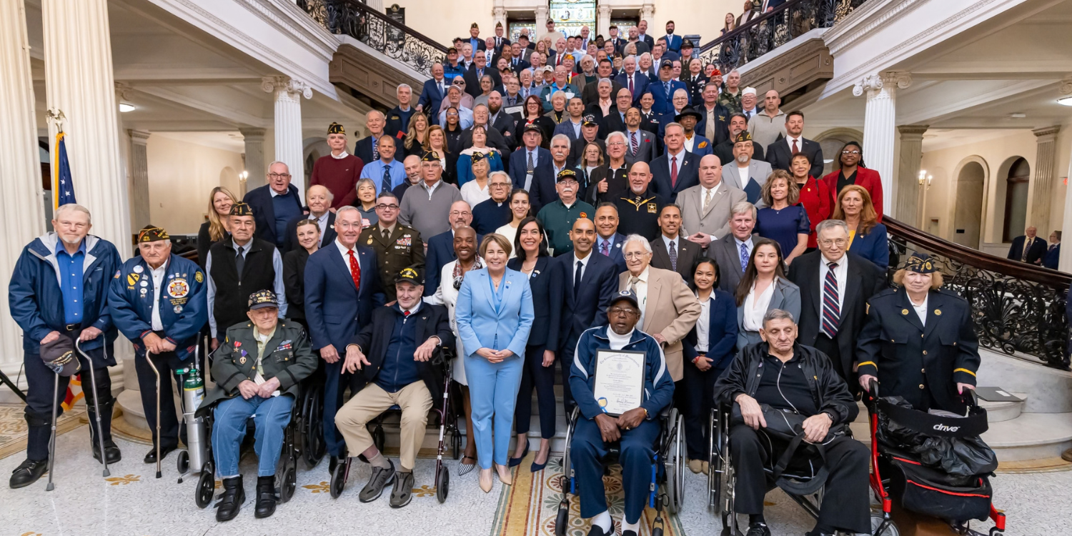 Governor with attendees from Military Appreciation Day 2025