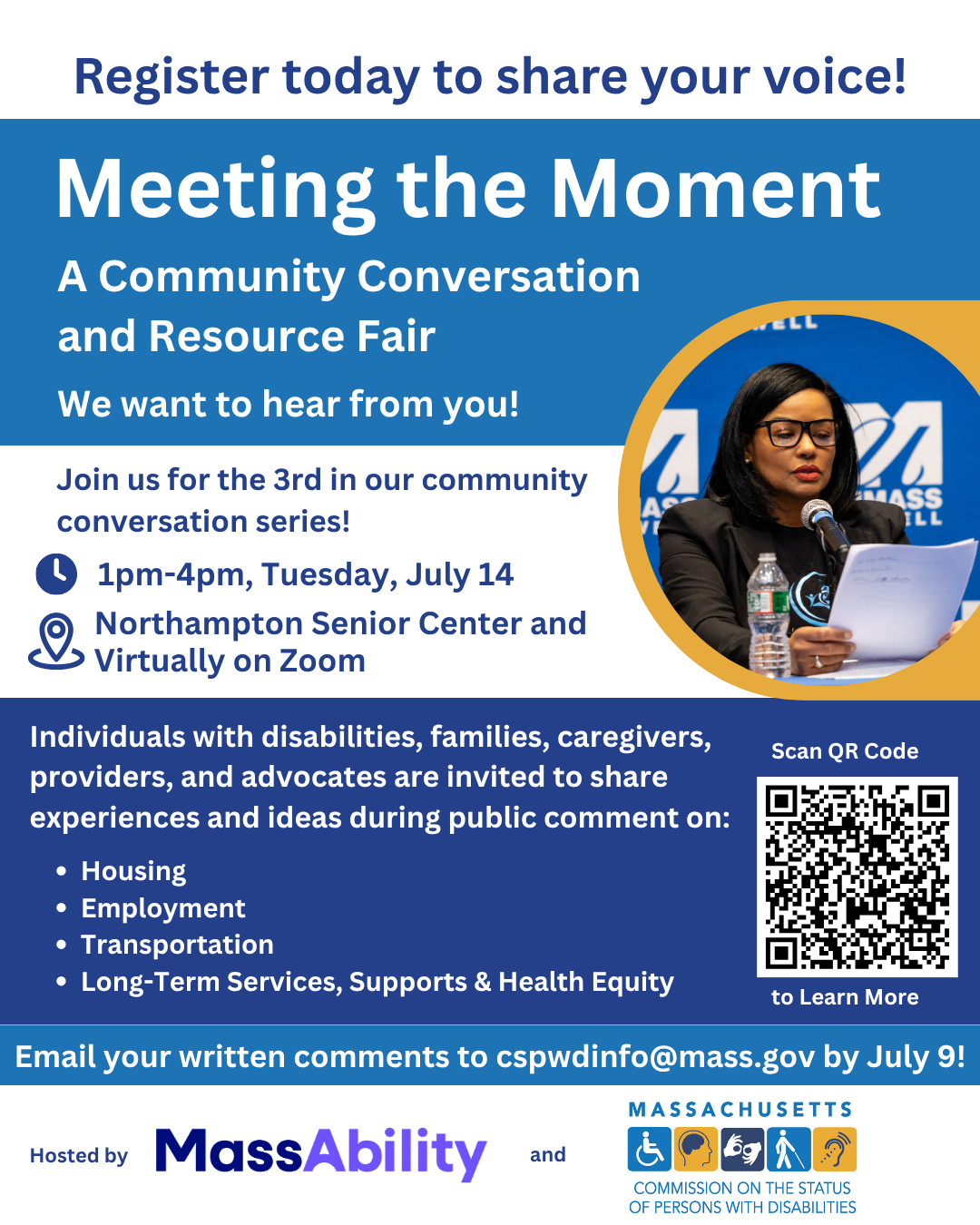 Flyer for the event.