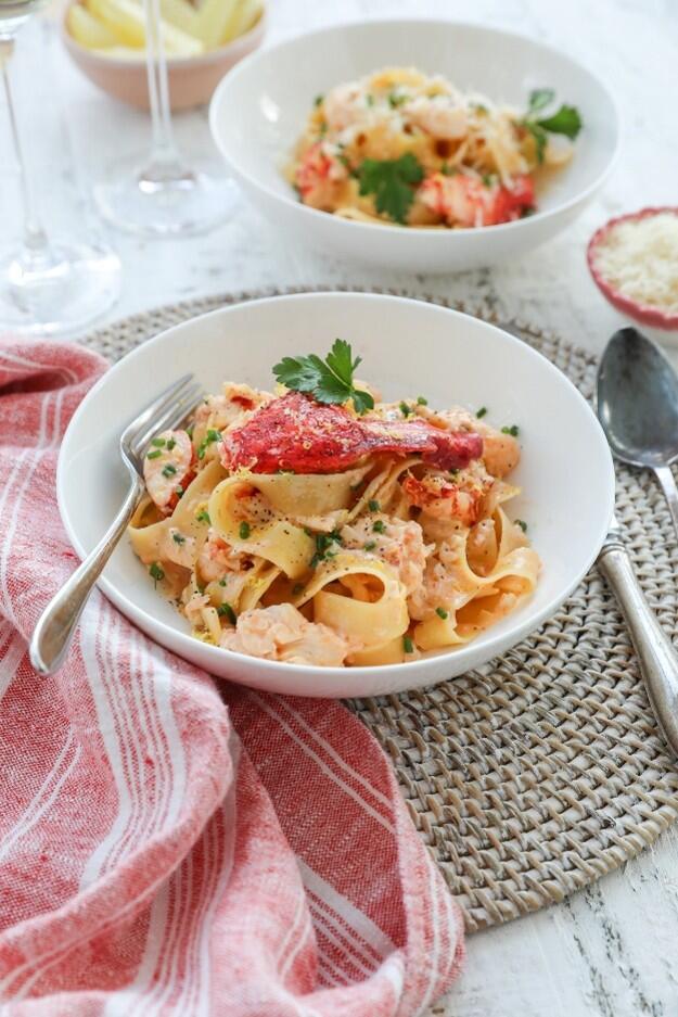 lobster pappardelle. 