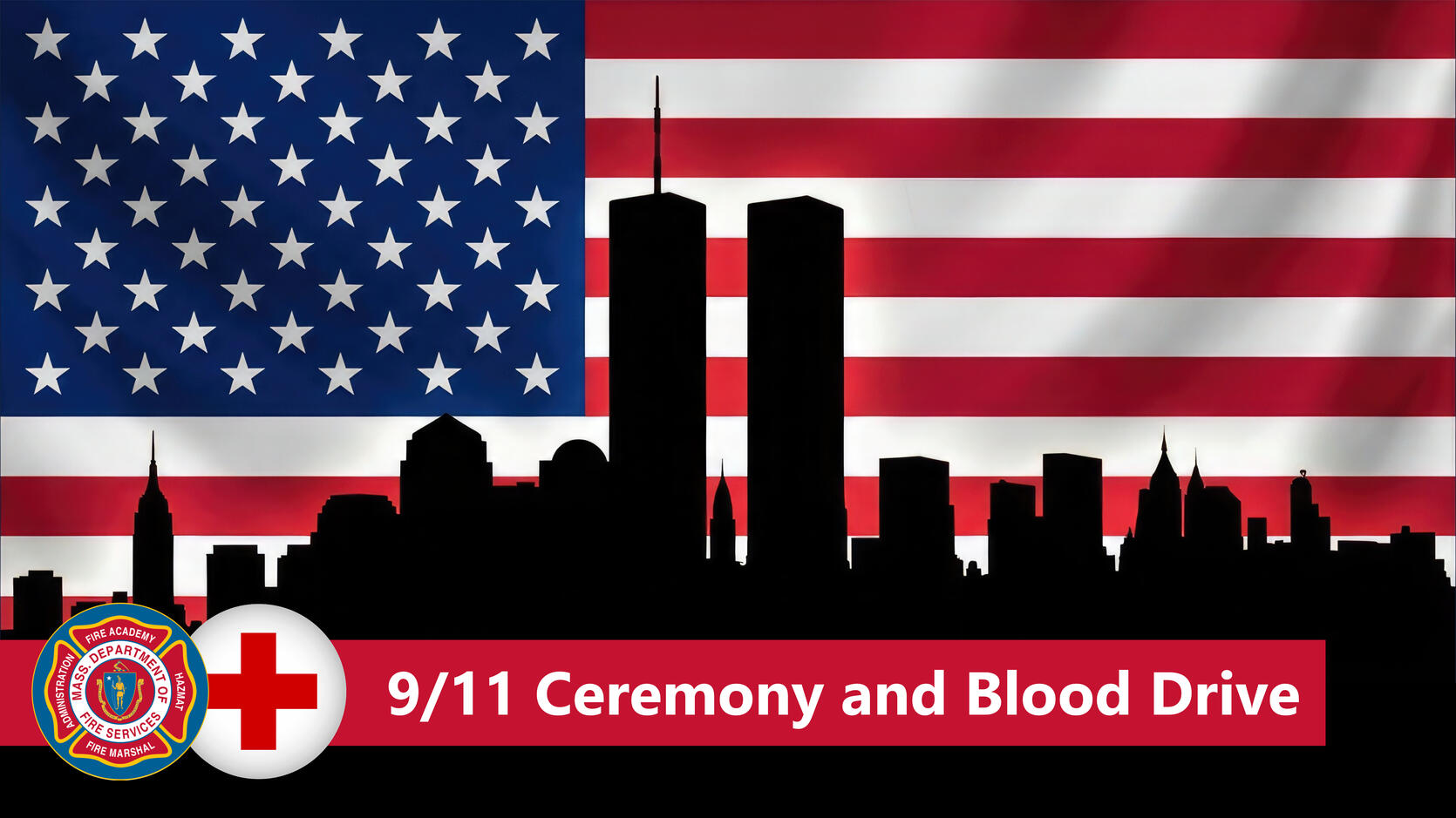 Ad for a blood drive on September 11
