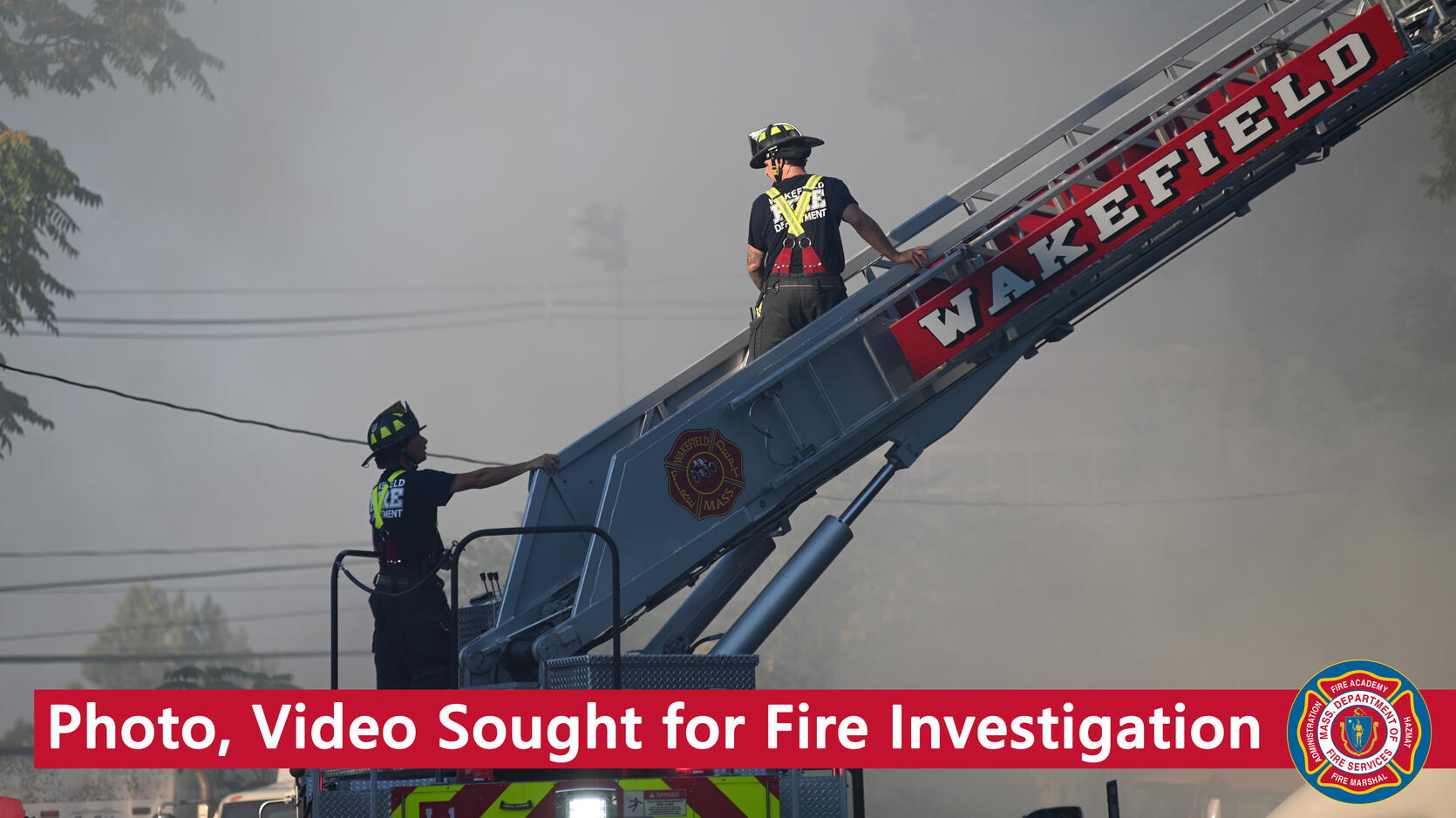 Wakefield fire investigation