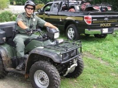 Environmental Police Officer on ATV
