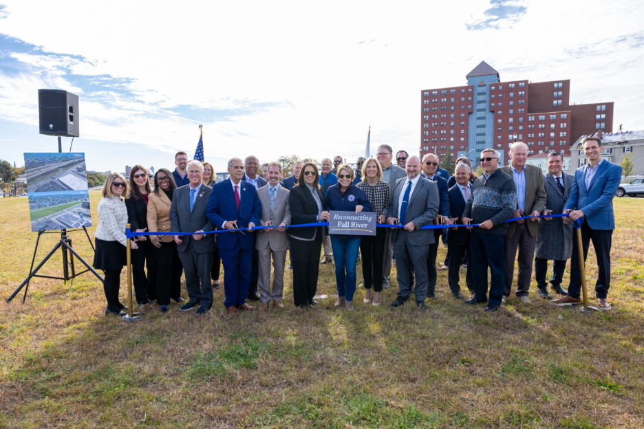Governor Healey Celebrates Completion of Route 79-Davol Street Improvements in Fall River
