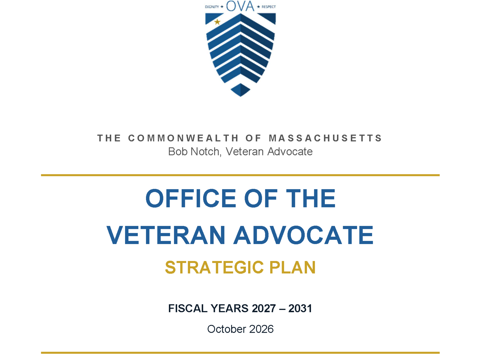 Strategic Plan Cover Page