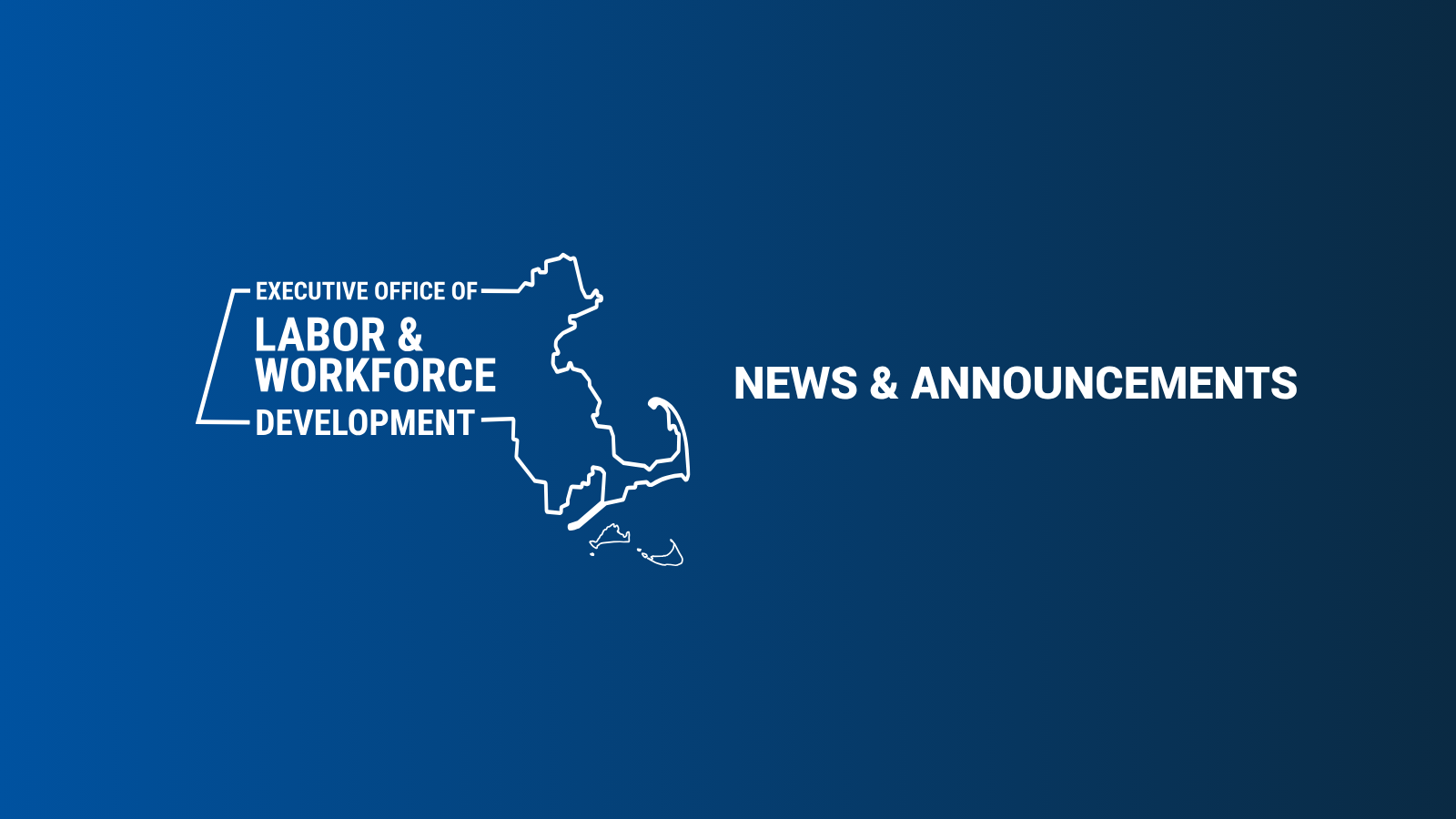Decorative LWD logo with text saying news and announcements 