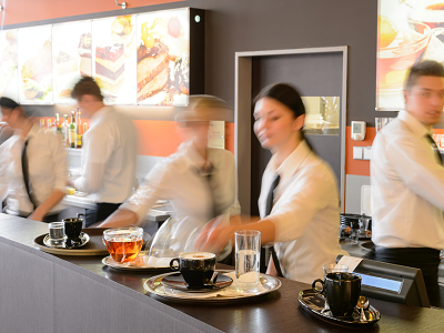 Cafe workers