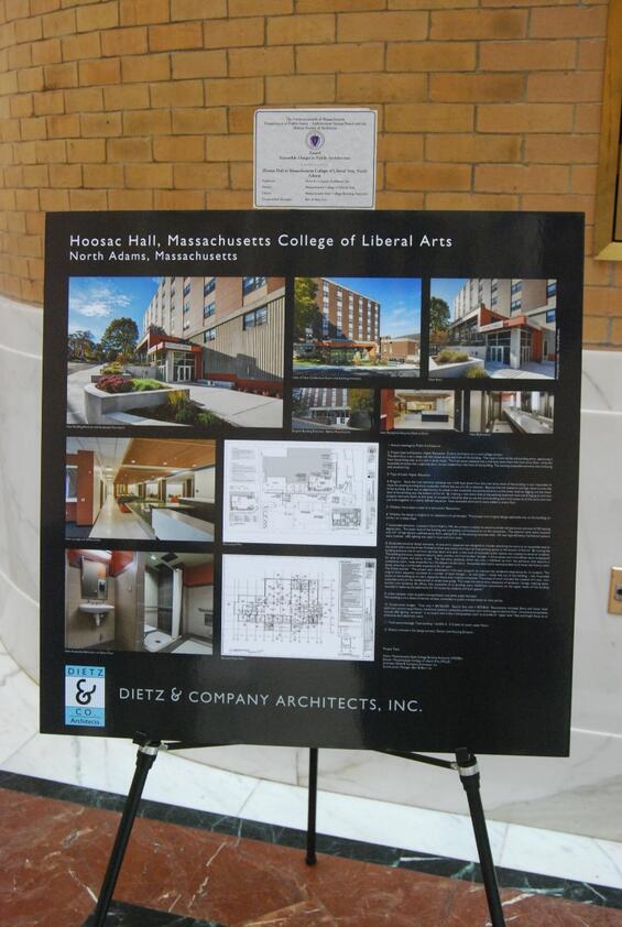 Display board for the project.