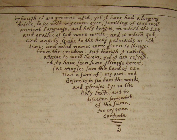 William Bradford triangle text image