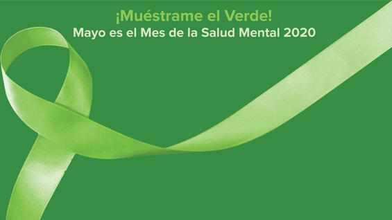 Green Ribbon Green Background