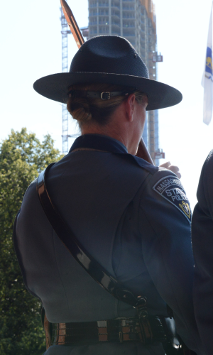 Trooper standing