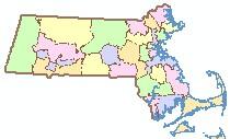 MDPH Community Health Network Areas map