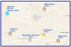 DCR pools sample map