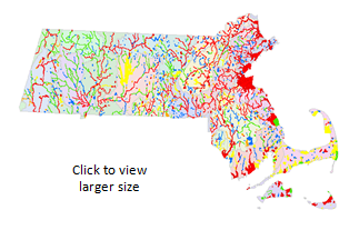 2010 Integrated List of Waters map sample