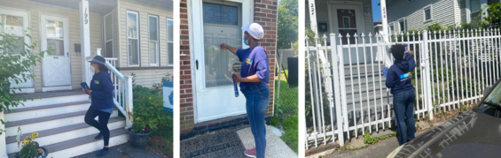 Door knocking in Methuen, MA.