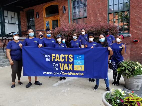 VEI canvassers in Lawrence