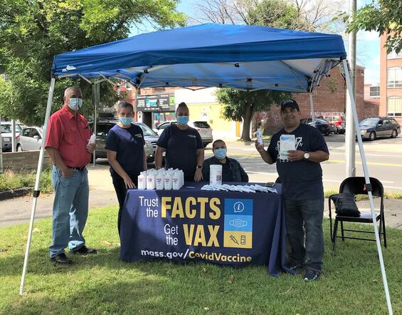 Vaccine information table in Holyoke