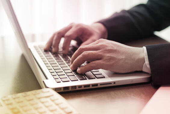 Hands on keyboard