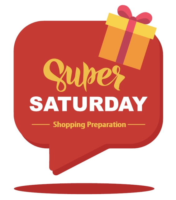 Super Saturday Shopping Sale Preparation