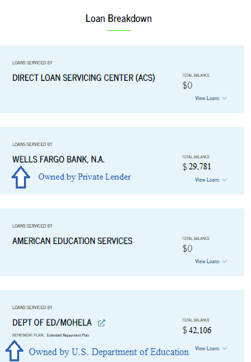 Loan Ownership breakdown