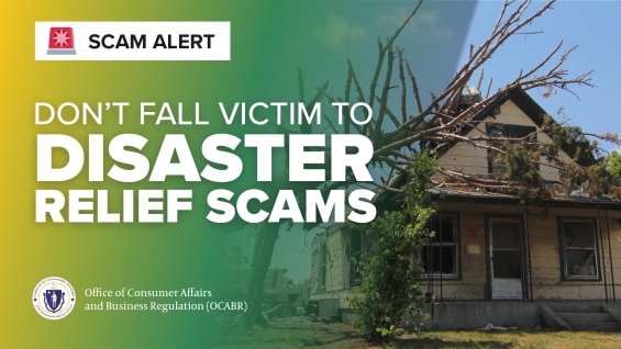 Scam Alert: Disaster Event Fraud