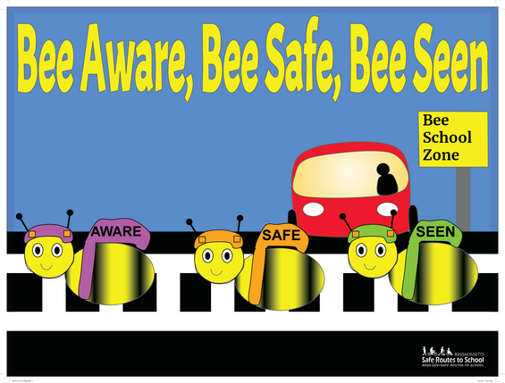 Bee aware, bee safe, bee seen