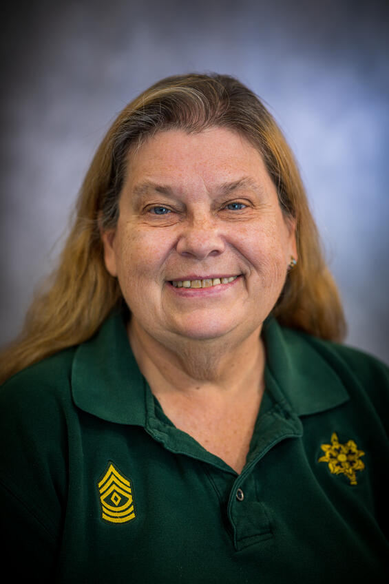 Retired U.S. Army First Sergeant Christine Tron