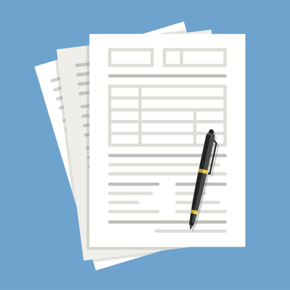 An image of an insurance contract