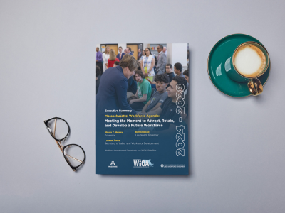  Cover page of Massachusetts' Workforce Agenda