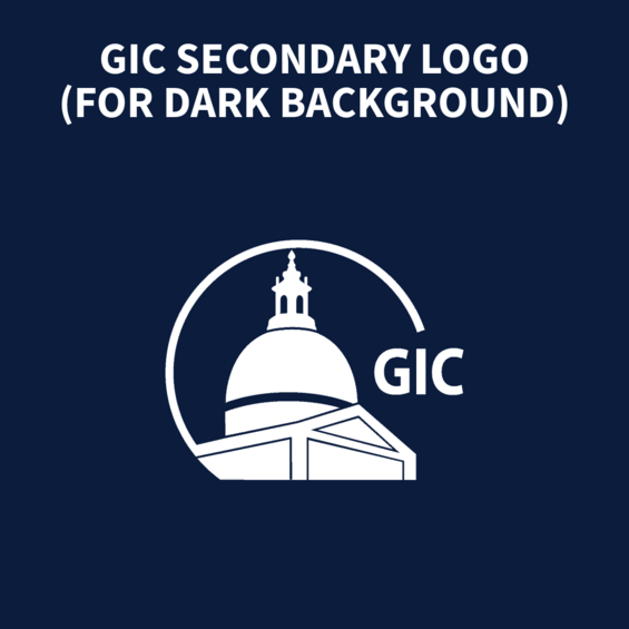 GIC Secondary Logo (For Dark Background)