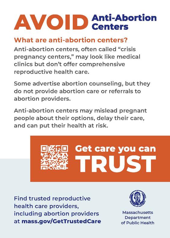 Flyer preview: What are anti-abortion centers?