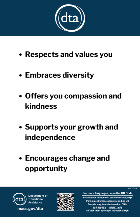 Values Signage in English
