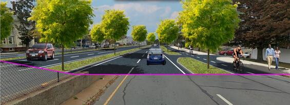 Concept design for the McGrath Boulevard project.