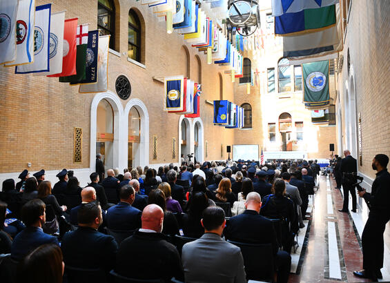 The Massachusetts Sheriffs' Association hosts the 2024 Law Enforcement & Corrections Awards Ceremony at the State House in Boston.
