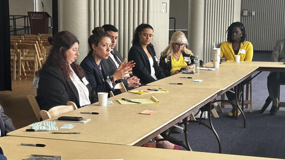 Participants in one of the state's 14 listening sessions held in 2024 to develop the state's first comprehensive statewide housing plan.