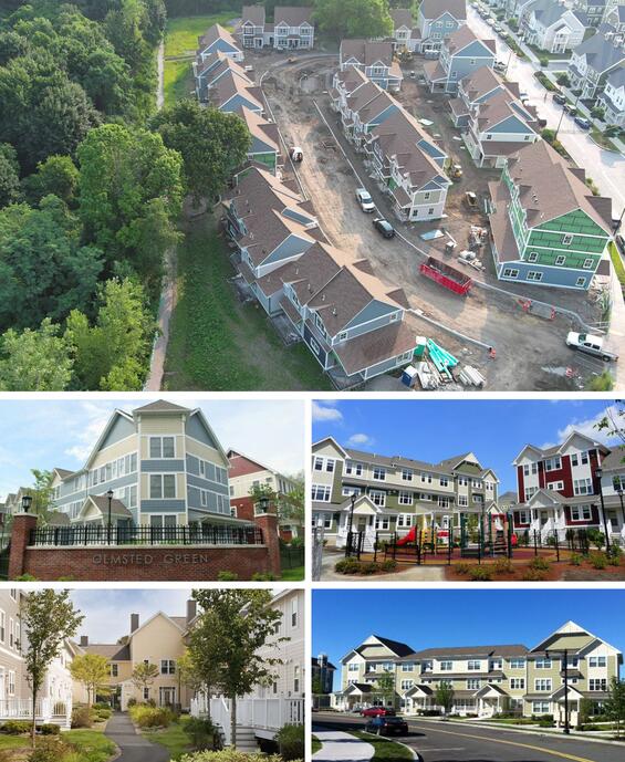 Olmsted Green collage