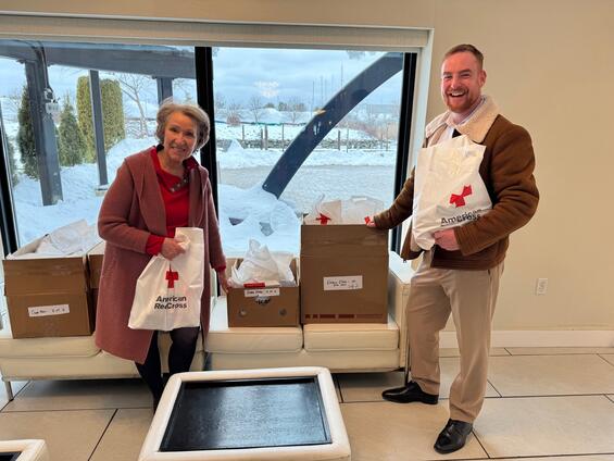 Janet Breiter and the Red Cross