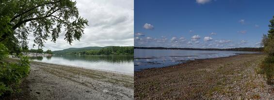Large stream and lake habitat for midland clubtail.