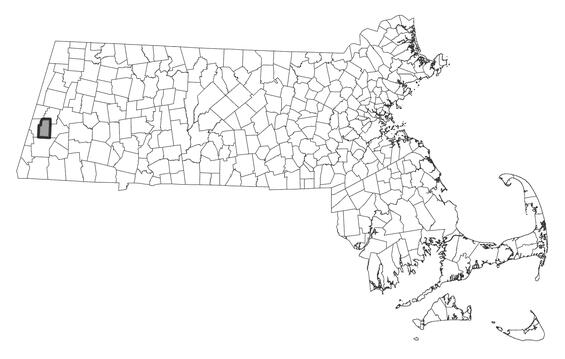 Mossy valvata Distribution in Massachusetts. 2000-2025. Based on records in the Natural Heritage Database. 